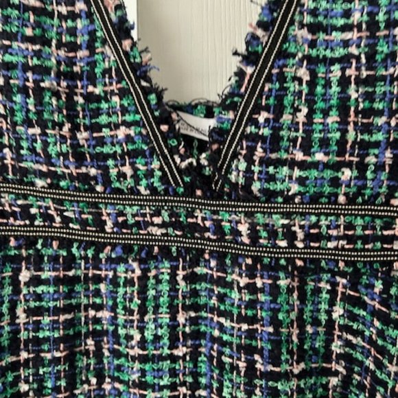 NWT ZARA Tweed Overall Dress - Picture 7 of 11